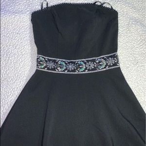 RAMPAGE | Formal Strapless Black Dress